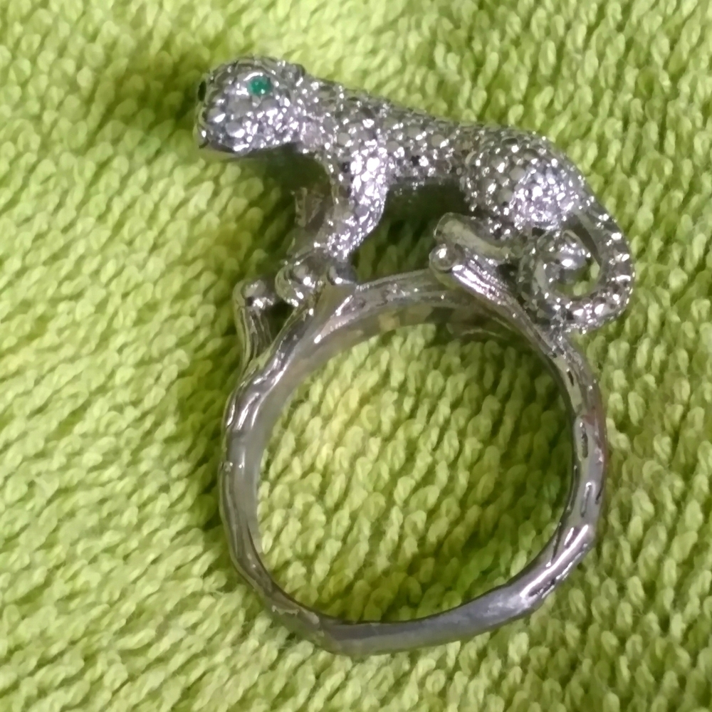 Woman silver ring